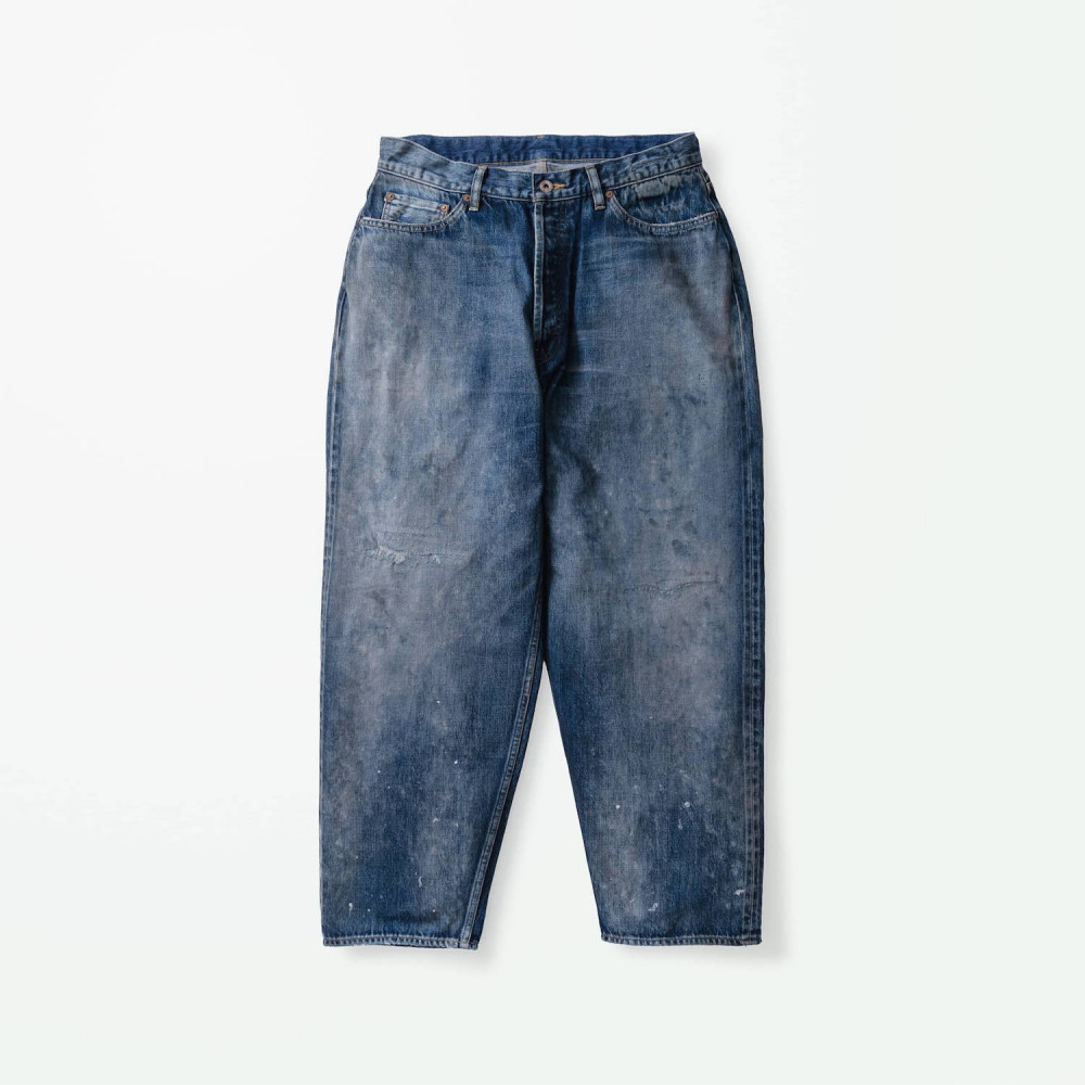 MADNESS AGING DENIM PANTS. RELAXED (LIGHT DISTRESSED) | MADNESS
